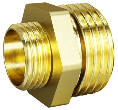 Ниппель переходной LD Pride DN25х15 (1"НР х 1/2"НР) латунь