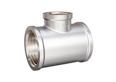 Тройник переходной LD Pride DN25х15х25 (1"ВР х 1/2"ВР х 1"ВР) латунь никель