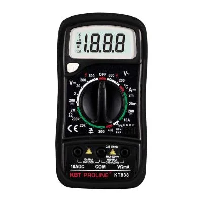 Мультиметр цифровой KT 838 серия PROLINE