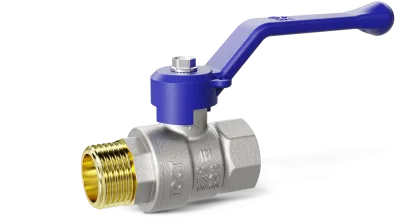 Кран шаровой латунный кислородный LD Pride Oxygen 40.32.В-Н.Р GAS Ду32 Ру25