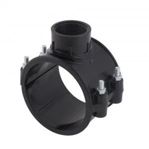 Седловая врезка ПНД компрессионная 140х1 1/2" POELSAN (Турция)