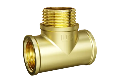 Тройник LD Pride DN20 (3/4") ВР/НР/ВР латунь с биркой