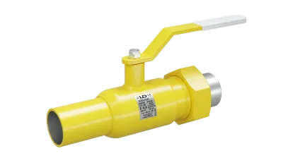 Кран шаровой LD КШЦК Gas 050.040.Н/П.02. (приварка/штуцер) из стали 20 Ду50 Ру4,0МПа
