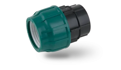 Муфта ПНД компрессионная с внутренней резьбой 50х1 1/2" POELSAN (Турция)
