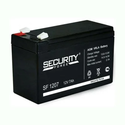 Усиленный аккумулятор ectoControl 12В, 7 Ач