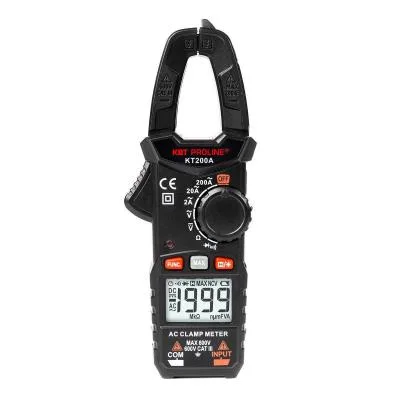 Токовые клещи цифровые КТ 200А серия PROLINE