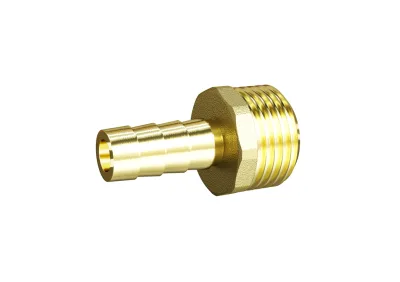 Штуцер для шланга LD Pride Дн12х1/2” НР латунь