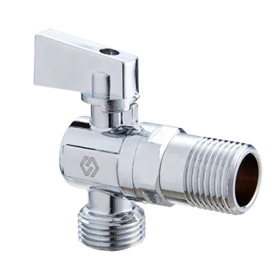 Кран сантехнический угловой 1/2" х 1/2" нар.-нар.