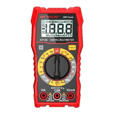 Мультиметр цифровой KT 108 серия PROLINE