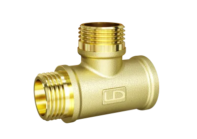 Тройник LD Pride DN15 (1/2") ВР/НР/НР латунь