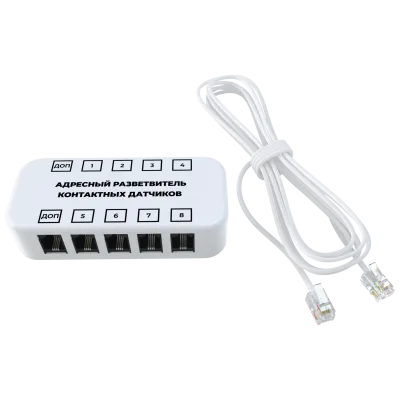 Разветвитель ectoControl для контактных датчиков адресный RS485 (Modbus)