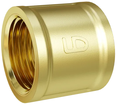 Муфта LD Pride DN40 (1 1/2") ВР латунь